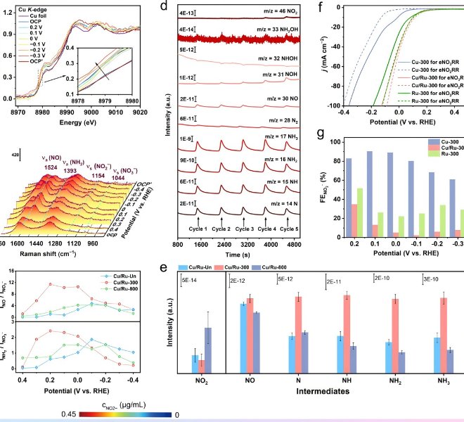 国家青年人才/重庆大学黄建峰团队JACS：RapidXAFS助力揭示Cu/Ru异质界面空腔高效电还原硝酸盐制氨机制